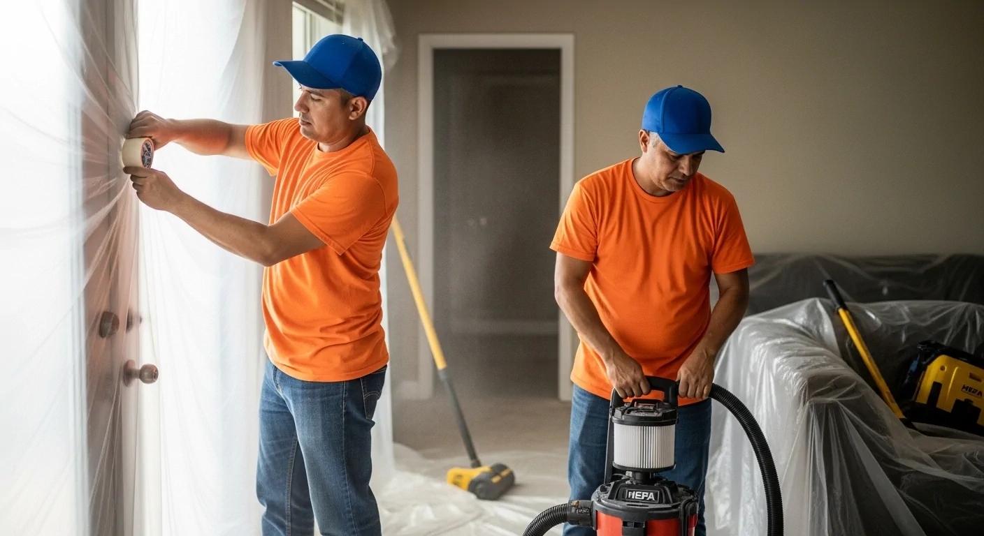 Seguridad limpieza y control de polvo